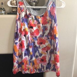 Vibrant floral tank